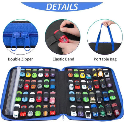Portable Toy Car Storage Organizer