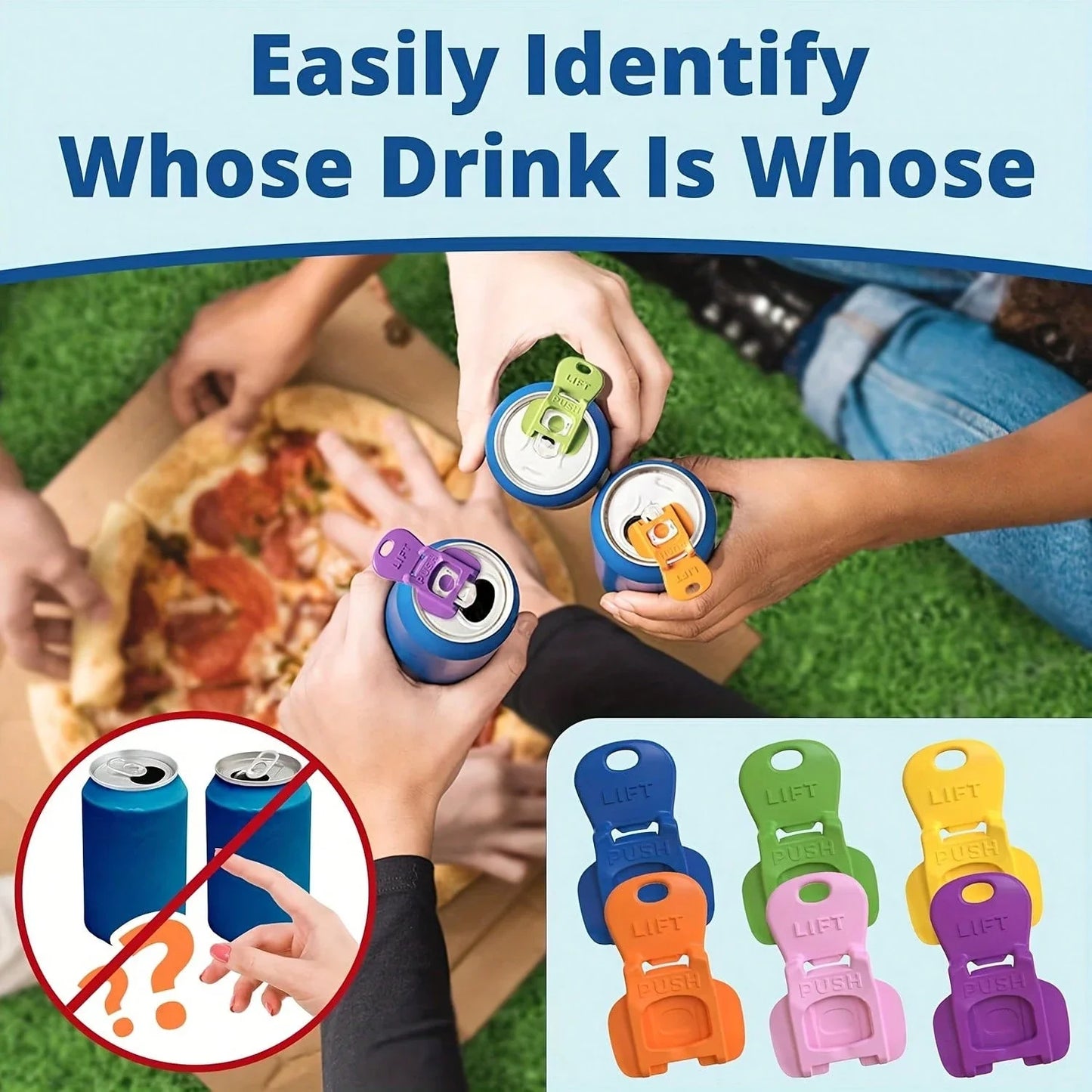 Reusable Beverage Can Opener Set with Protective Cover
