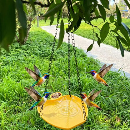 2-in-1 Hanging Bird Feeder & Bath Tray