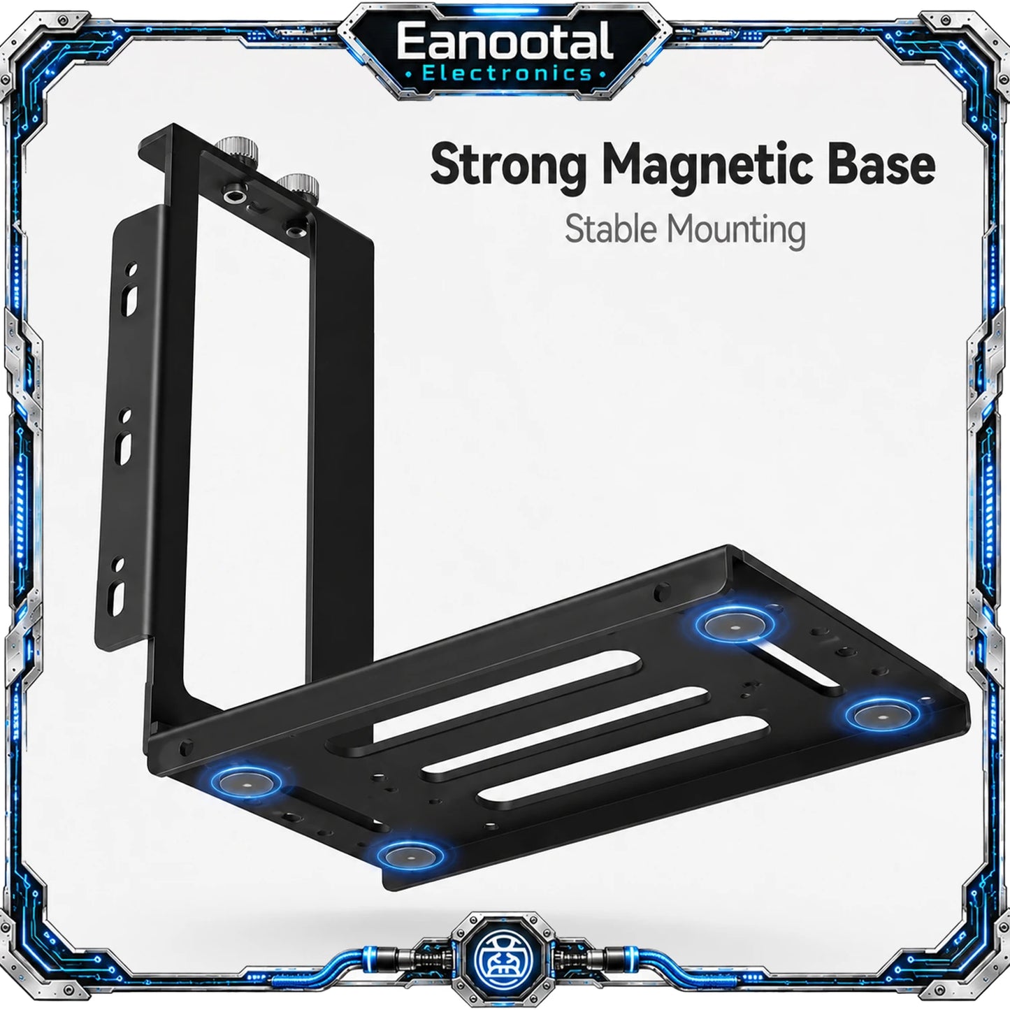 Vertical GPU Mount Bracket with PCIe x16 Riser Cable
