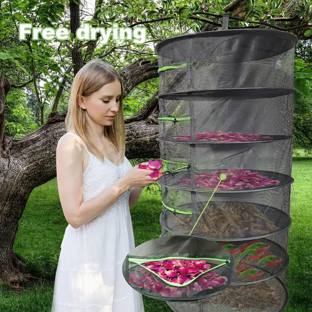 Hanging Mesh Herb & Flower Drying Net