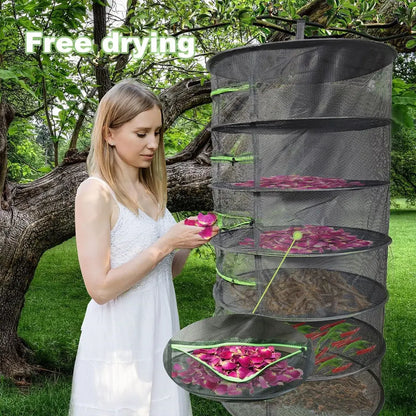 Hanging Mesh Herb & Flower Drying Net