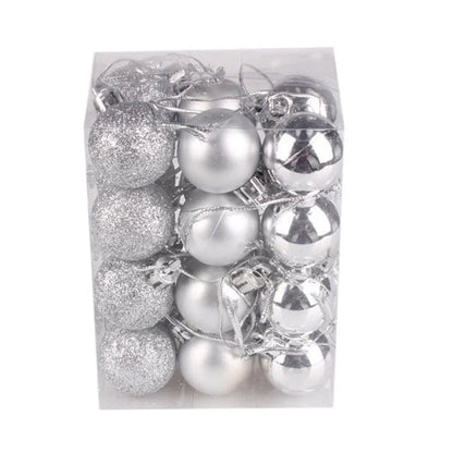 24-Piece Mini Christmas Bauble Set