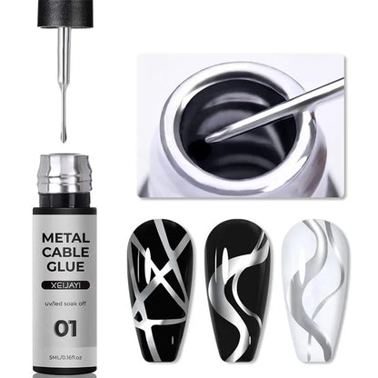 Metallic Mirror Liner Gel Polish