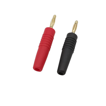 2mm Gold Plated Banana Plug Connector Set