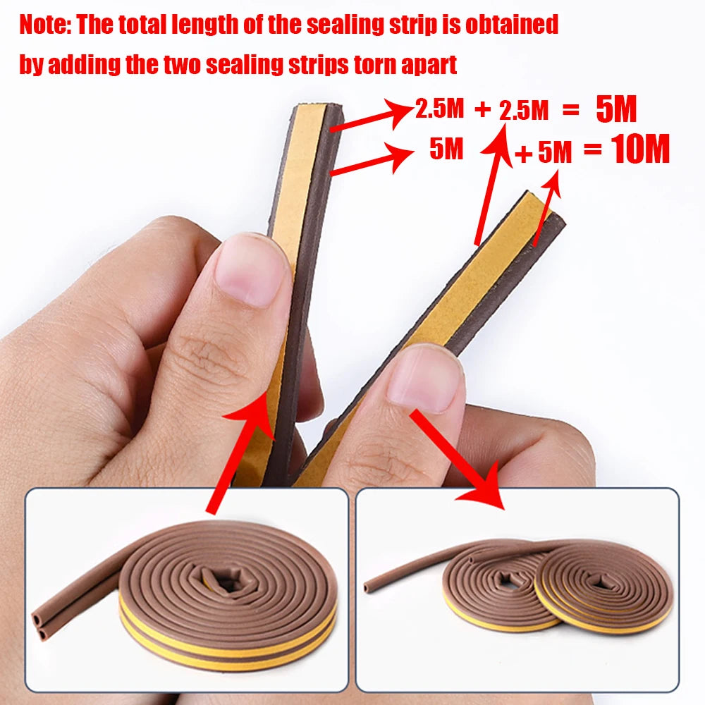 Self-Adhesive EPDM Door & Window Weather Seal Strip