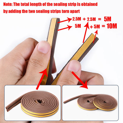 Self-Adhesive EPDM Door & Window Weather Seal Strip