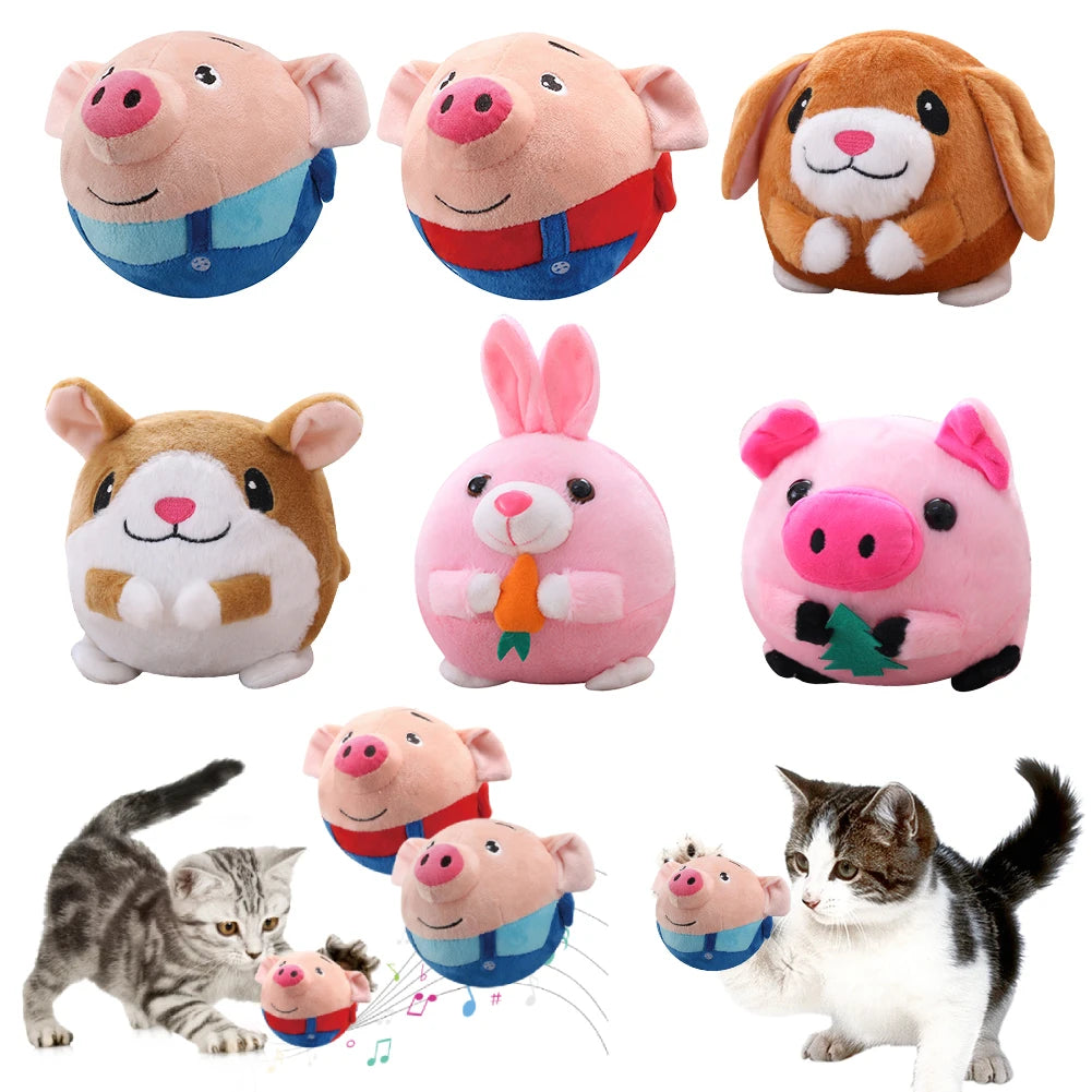 Interactive Moving Plush Dog Toy