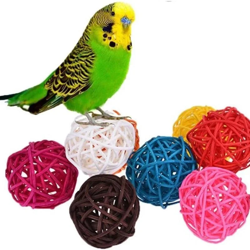 Rattan Bird Chew Balls