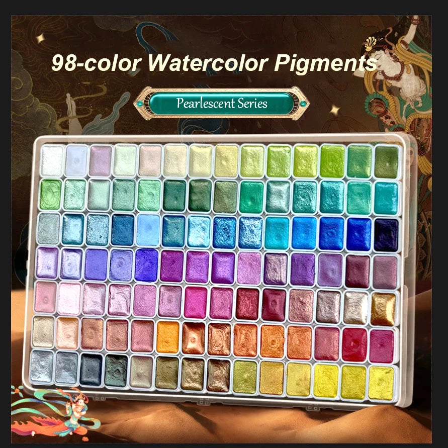 Metallic Watercolour Paint Set