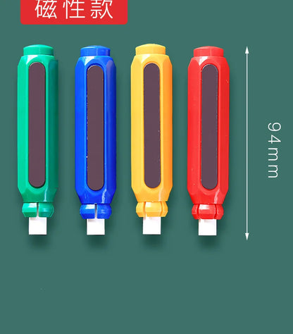 Magnetic Chalk Holder Clip for Clean Chalkboard Writing
