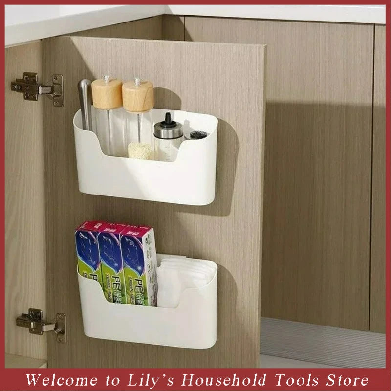 Wall Mounted Cabinet Storage Organizer