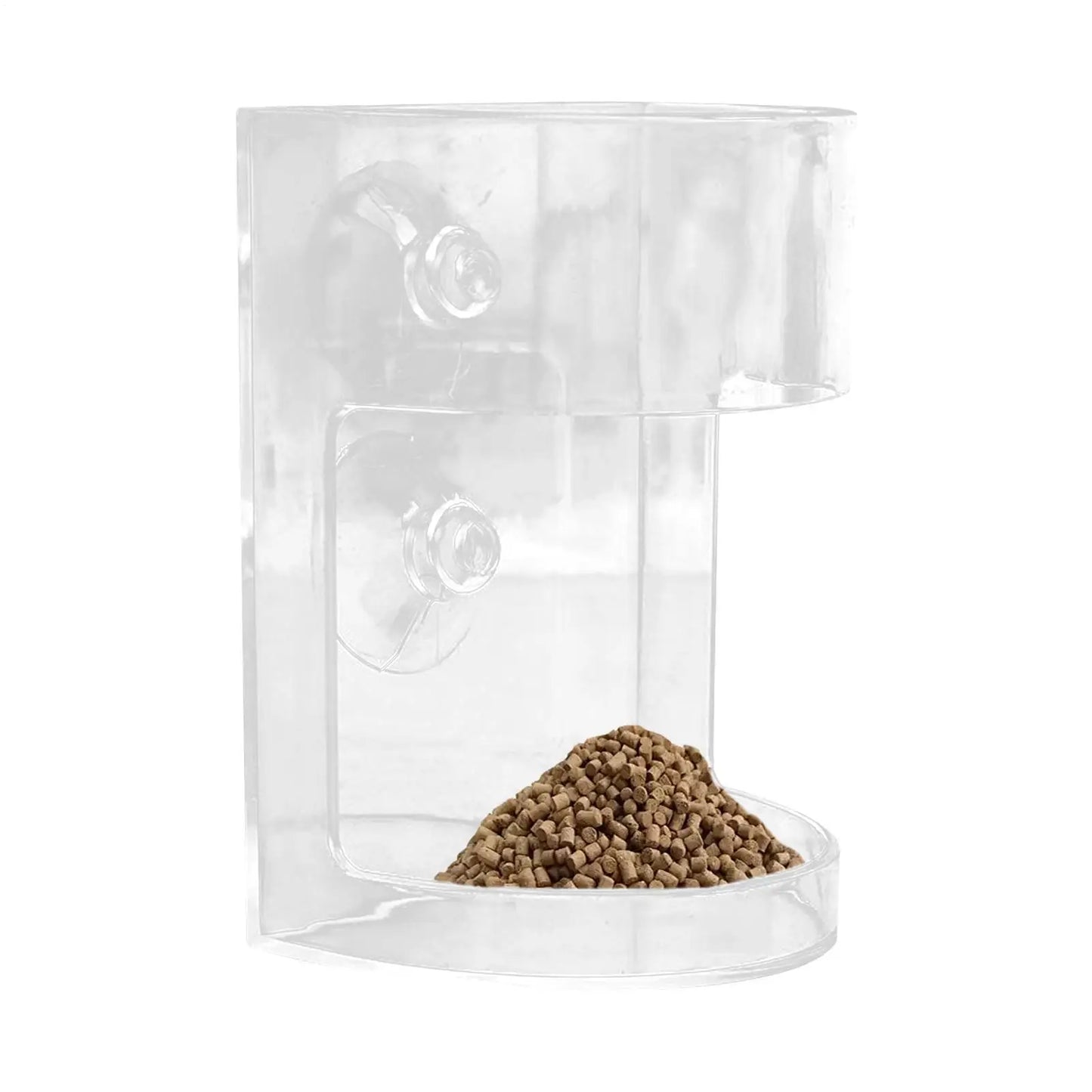 Transparent Aquarium Feeding Ring & Food Dish