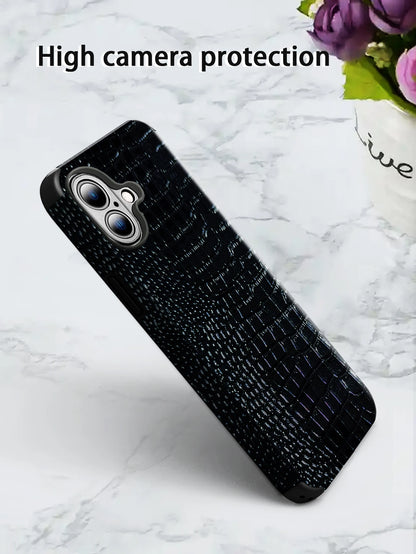 Luxury Crocodile Leather Phone Case