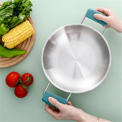 Silicone Pot Handle Covers – Heat Resistant Grip Protectors