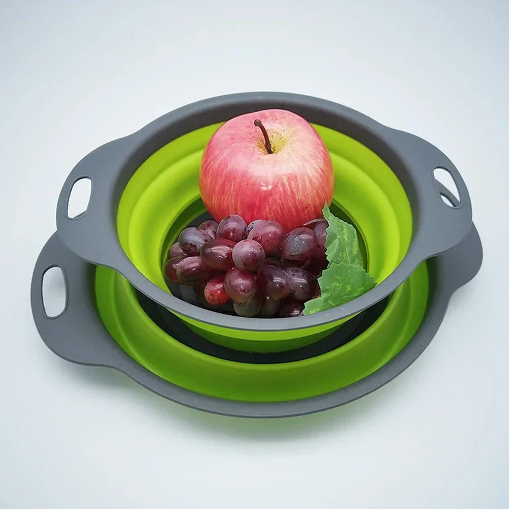 Foldable Fruit & Vegetable Drain Basket