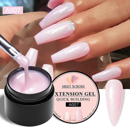 MEET ACROSS 8ML Aurora Extension Gel Polish