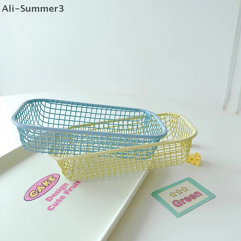 Metal Wire Desktop Storage Basket