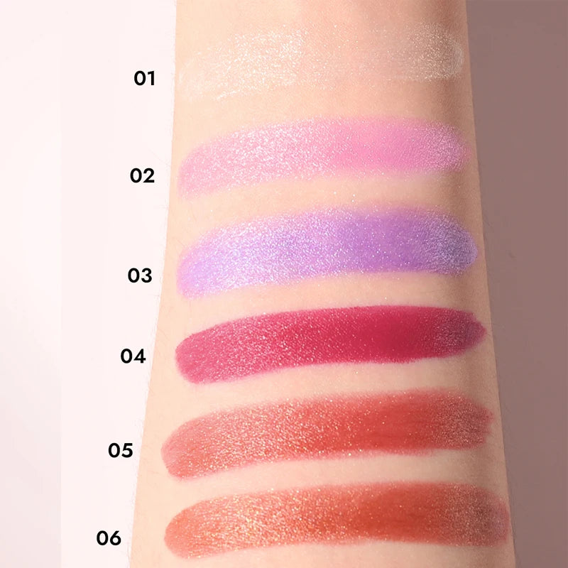 SAM SUGAR 6-Color Diamond Pearl Lipstick