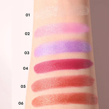 SAM SUGAR 6-Color Diamond Pearl Lipstick