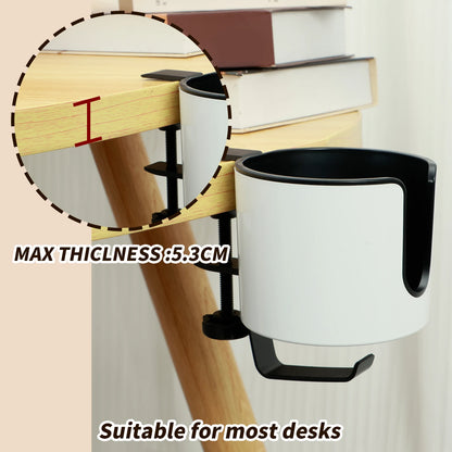 2-in-1 Desk Cup & Headphone Holder