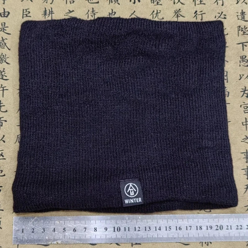 Fleece-Lined Knitted Neck Warmer