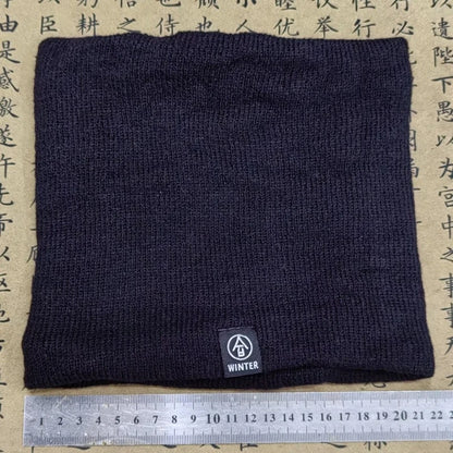 Fleece-Lined Knitted Neck Warmer