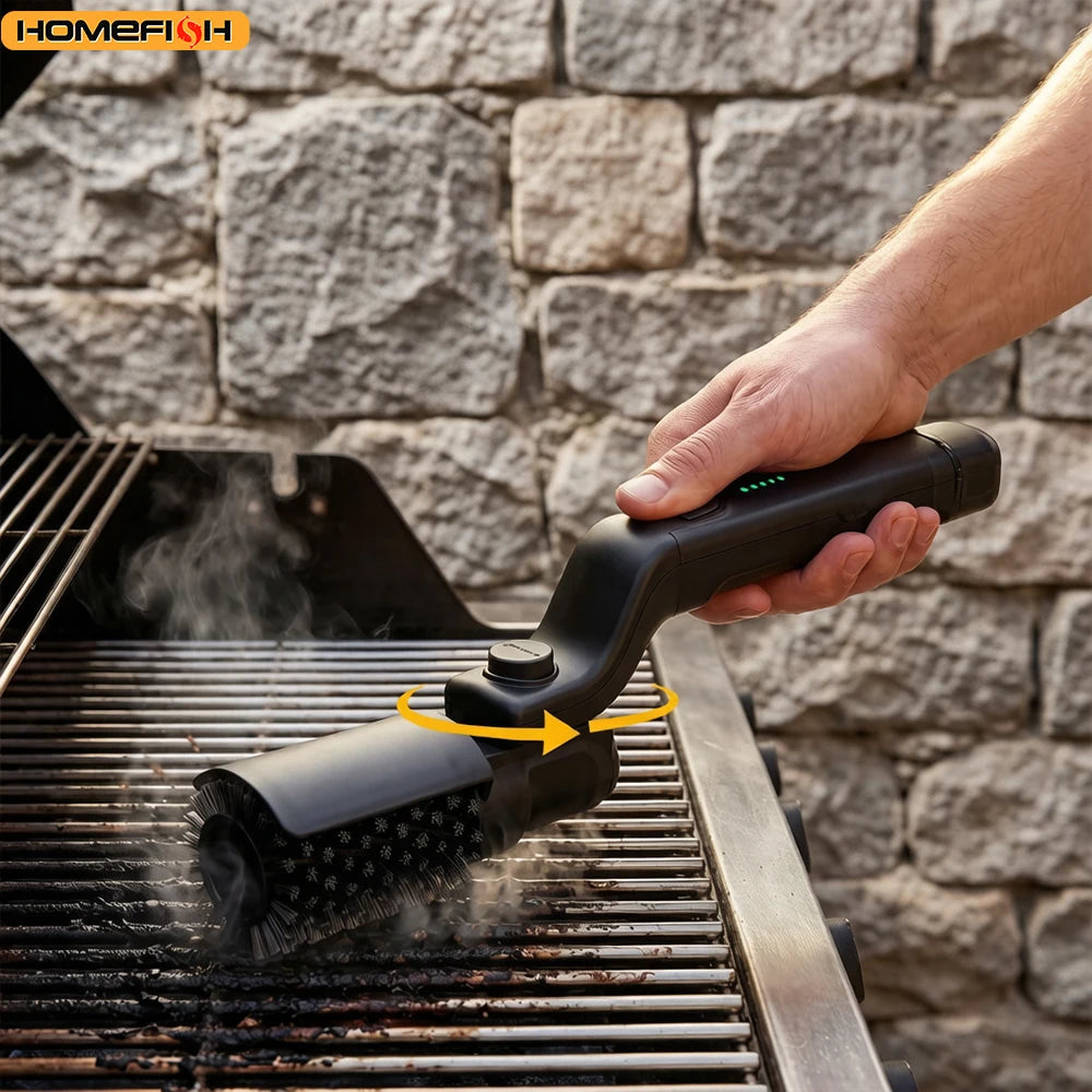 Heavy-Duty Barbecue Grill Cleaning Brush