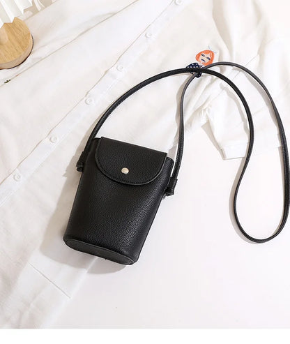 PU Leather Flap Crossbody Phone Bag