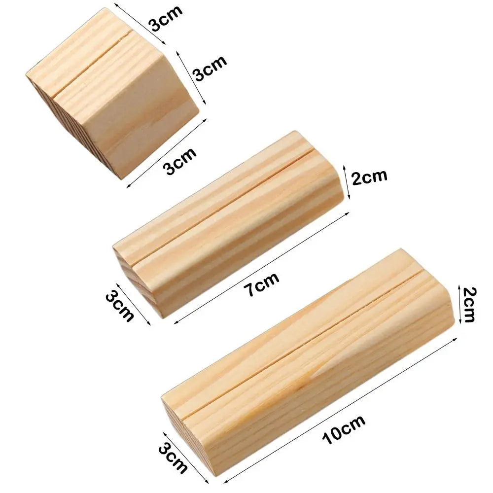 Wooden Card Display Stand