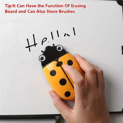 Ladybug Magnetic Pen Holder & Whiteboard Eraser