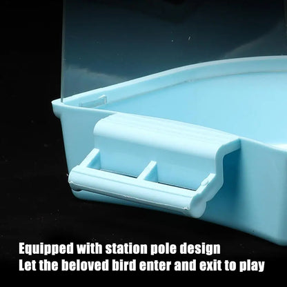 Hanging Bird Bath Box for Parrots