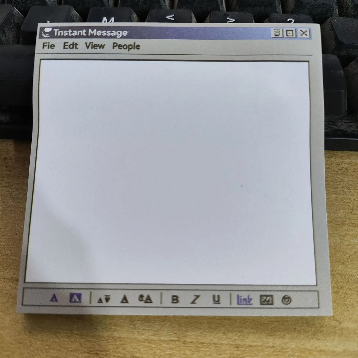 50-Page Retro Computer Pattern Notepad