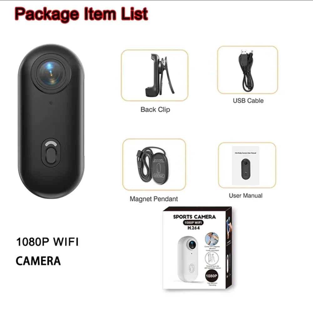 Mini 4K WiFi Action Camera