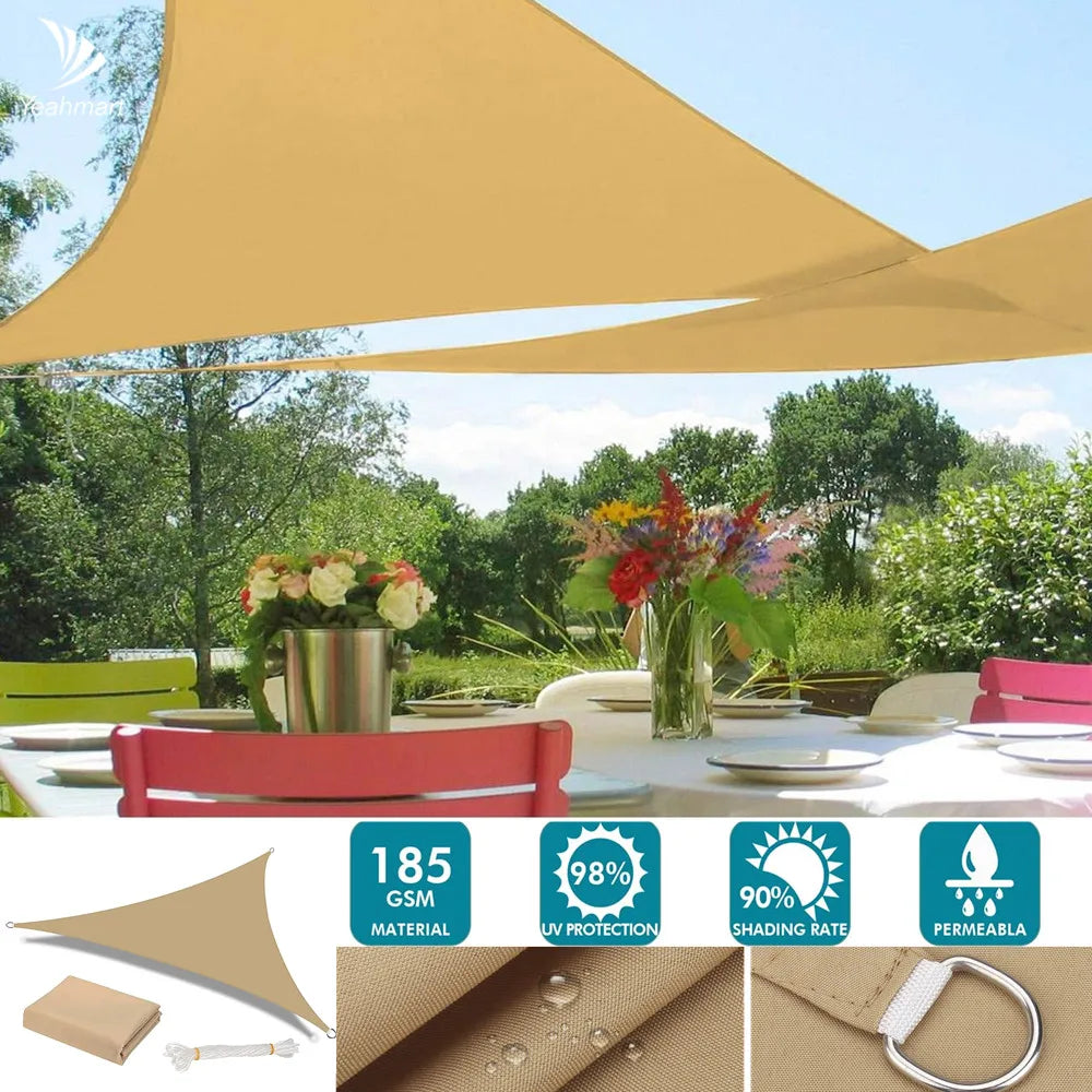 Waterproof Triangle Sun Shade Sail