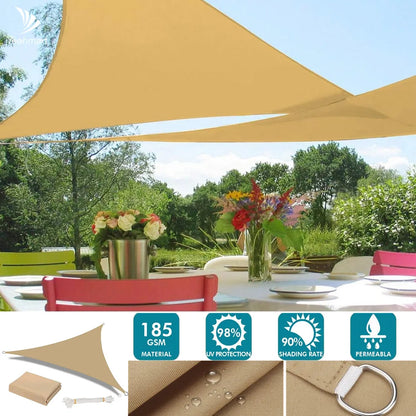 Waterproof Triangle Sun Shade Sail