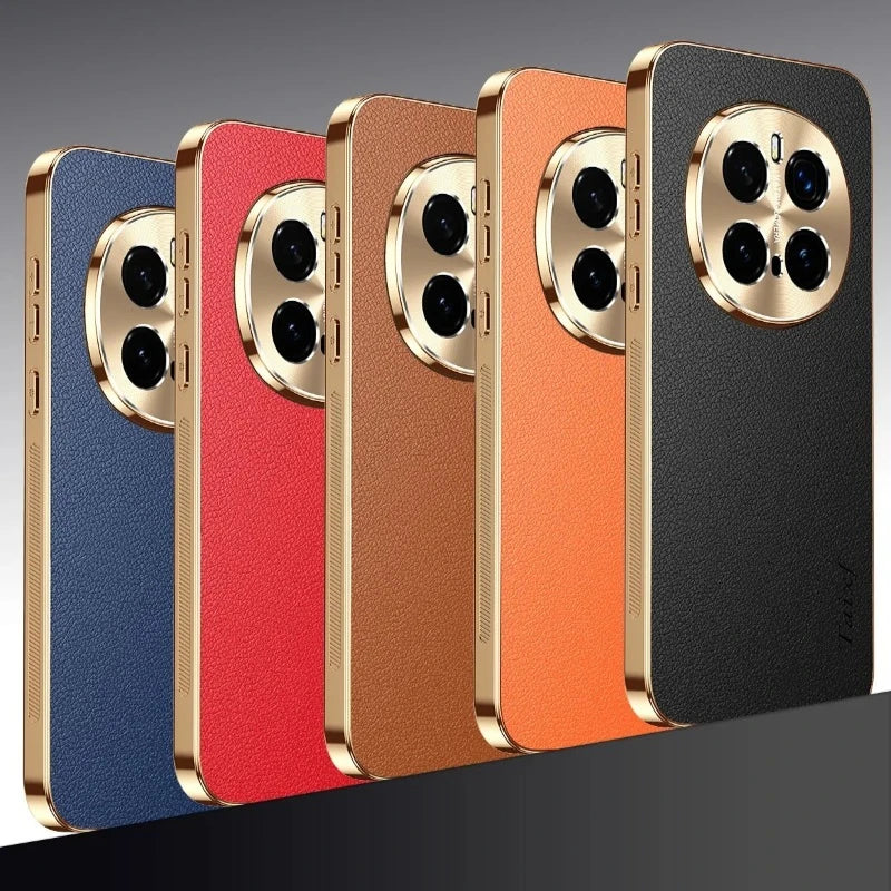 Mobile Phone Case – Leather Plating Shockproof Cover For Honor Magic