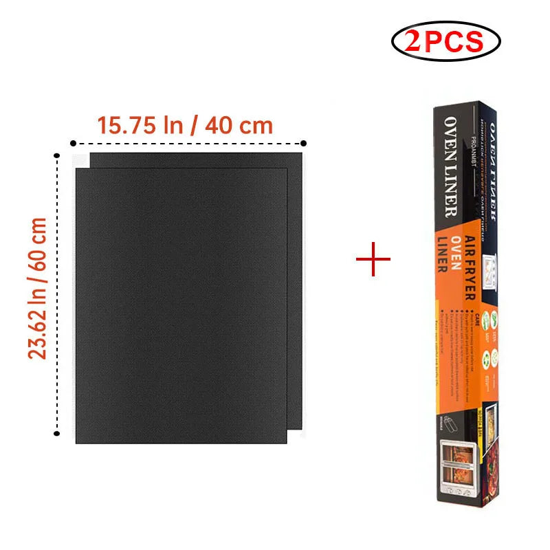Heat Resistant Teflon Grill & Baking Mat for BBQ, Oven & Air Fryer