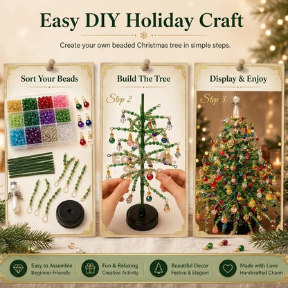 LED DIY Beaded Holiday Tree Kit
