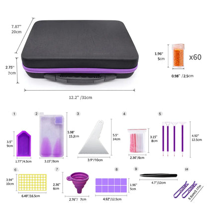 30 Slot Diamond Painting Storage Box Kit
