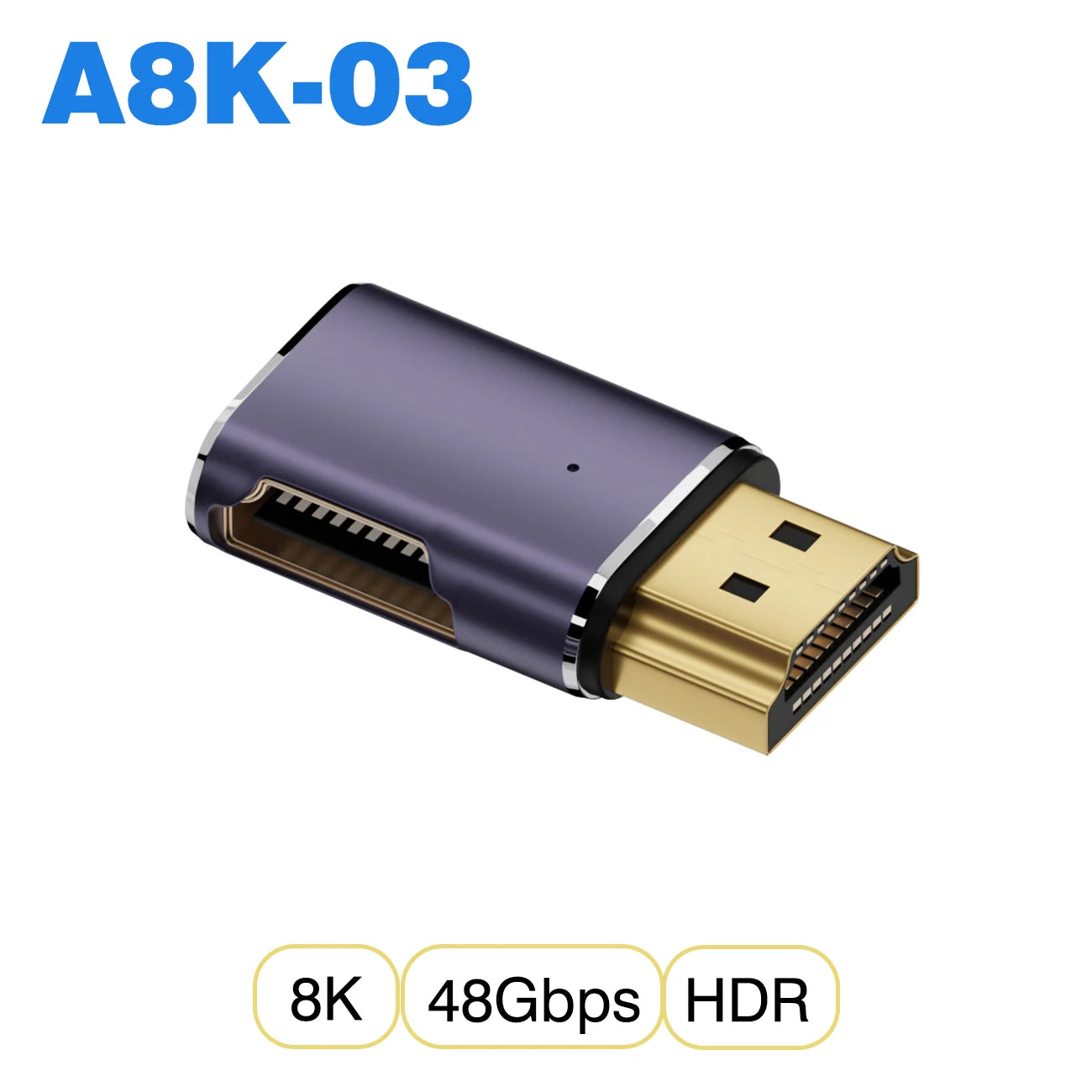 HDMI 2.1 Mini & Micro HDMI to HDMI Adapter – 8K 60Hz 48Gbps