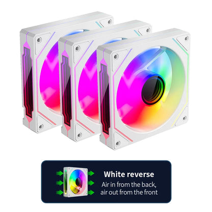 120mm ARGB Infinity Mirror Cooling Fan with PWM Control
