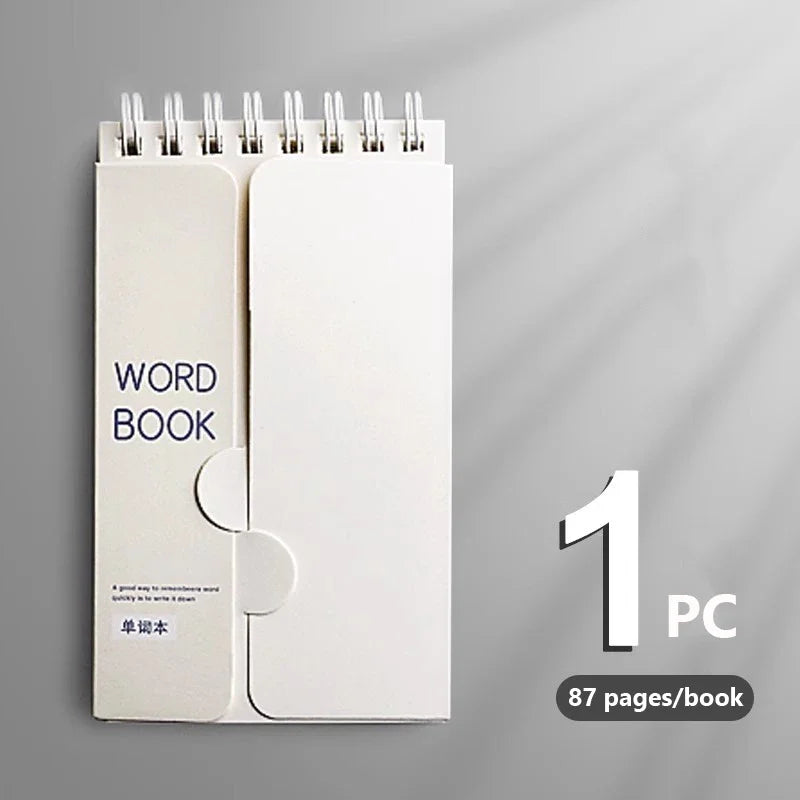 Portable Vocabulary Memory Notebook