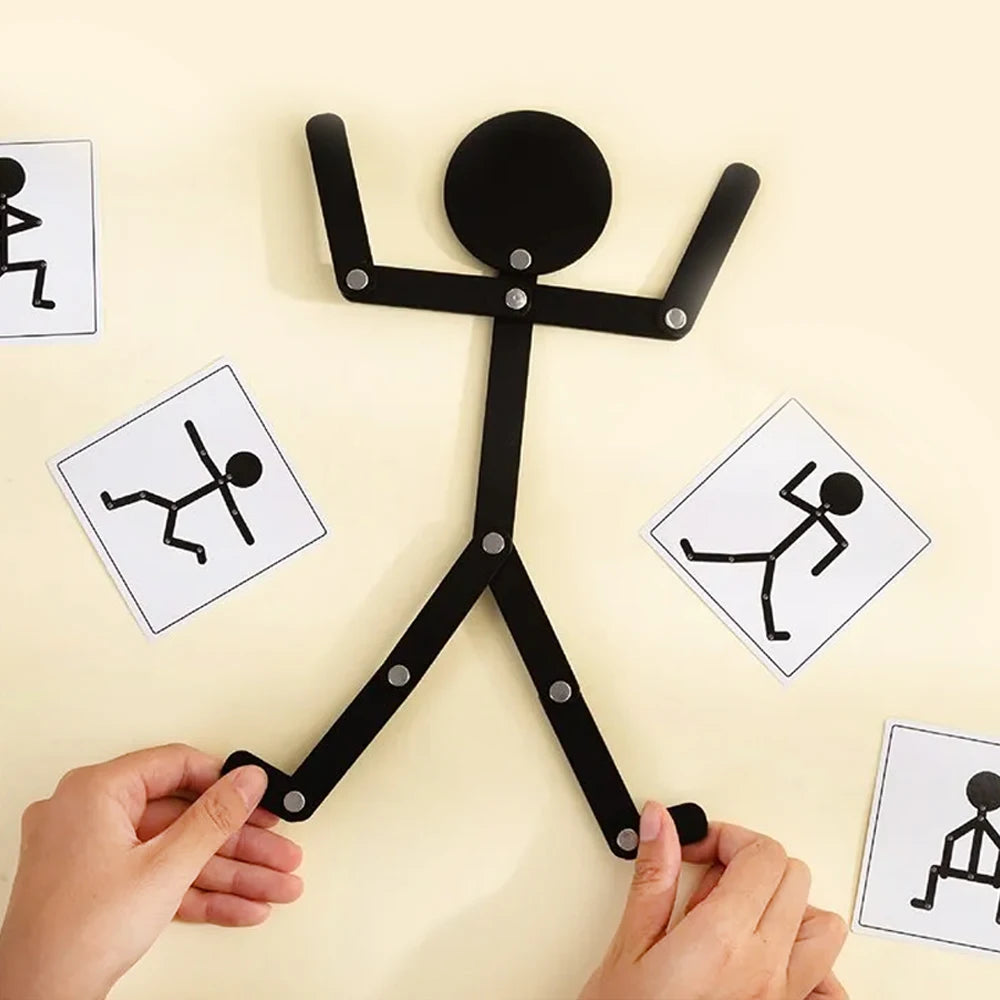 Montessori Stick Sporty Men Puzzle Toy