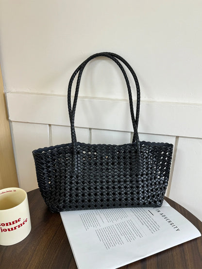 Women’s Hollow-Out Woven Tote Bag