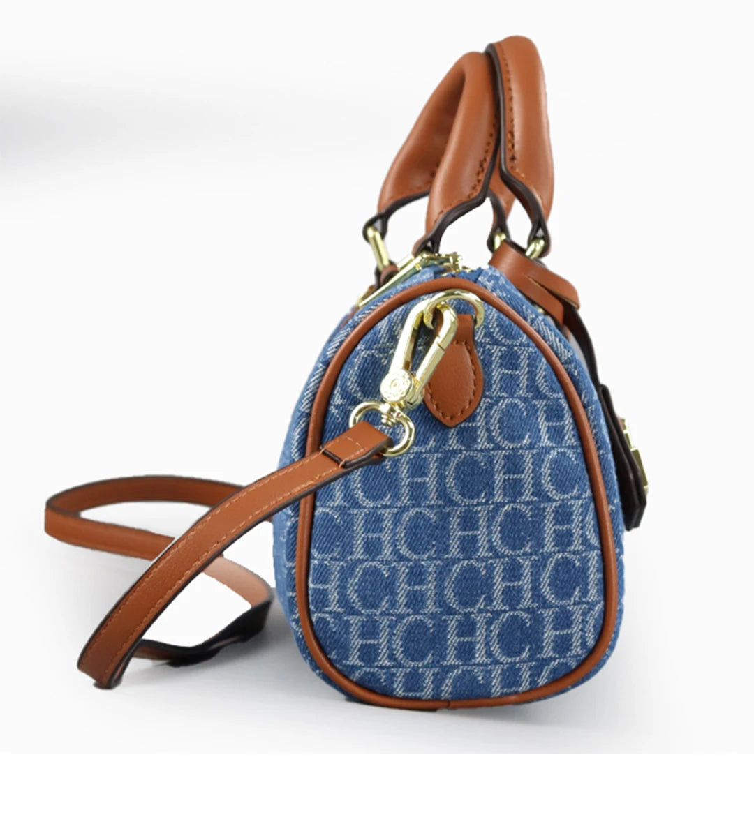 Vintage Monogram Crossbody Handbag for Women