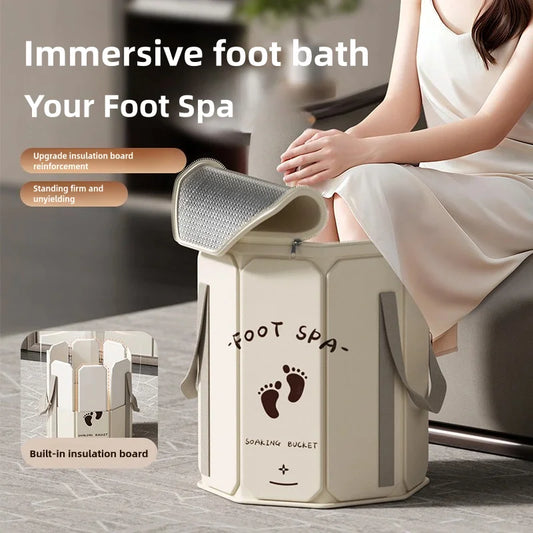 Portable Folding Foot Bath Bucket