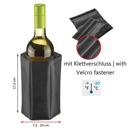 Wine Bottle Cooler Sleeve Freezer Wrap