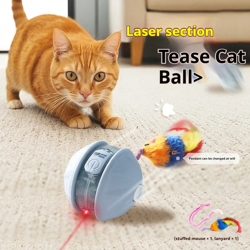 Rechargeable Automatic Rolling Ball Cat Toy