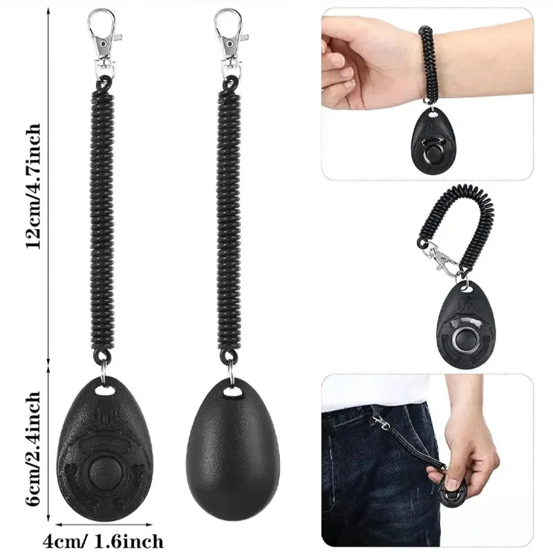 Pet Training Clicker with Wrist Strap
